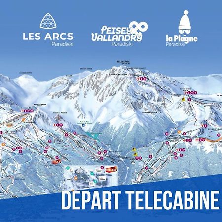 Elegant Et Moderne Avec Vue Montagne Au Coeur De Paradiski - Garage - 8Pers - 90M2 - Sabaudinha La Plagne Luaran gambar